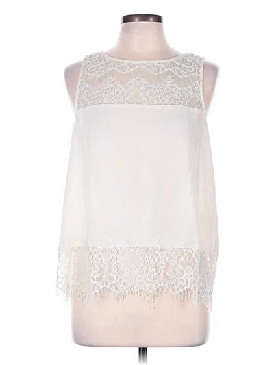 Pre-owned Bb Dakota Sleeveless Blouse In Ivory