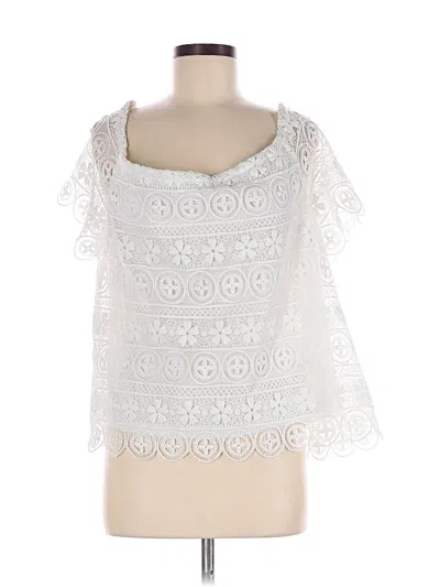 Pre-owned Bb Dakota Sleeveless Blouse In White