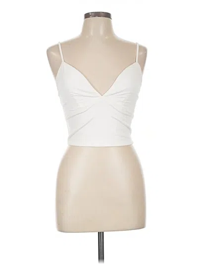 Pre-owned Bb Dakota Sleeveless Top Ivory Sweetheart Neckline Tops