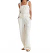 Bb Dakota Sm Pomeline Wide Leg Pant In White In White