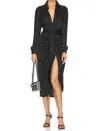 Bb Dakota Sula Midi Dress In Black In Black
