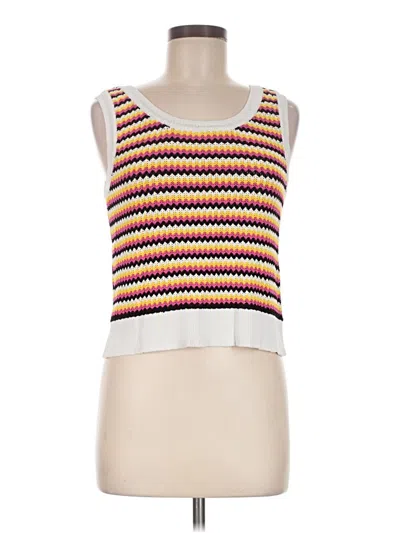 Pre-owned Bb Dakota Sweater Vest In White