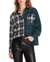 Bb Dakota Sydney Top In Foliage Green In Multi