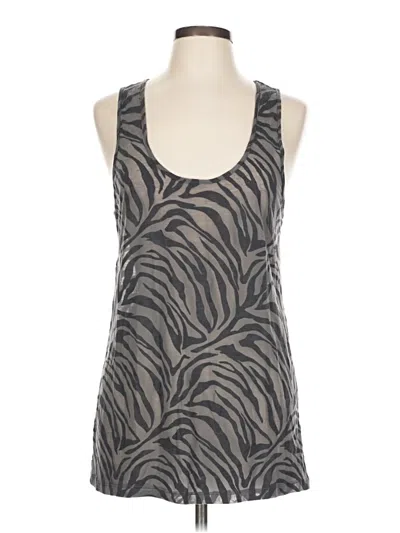 Pre-owned Bb Dakota Tank Top Gray Halter Neckline Tops