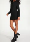 Bb Dakota Taylor Sweater Dress In Black In Black