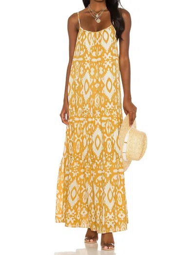 Bb Dakota Turtle Island Dress In Tuscan Yellow