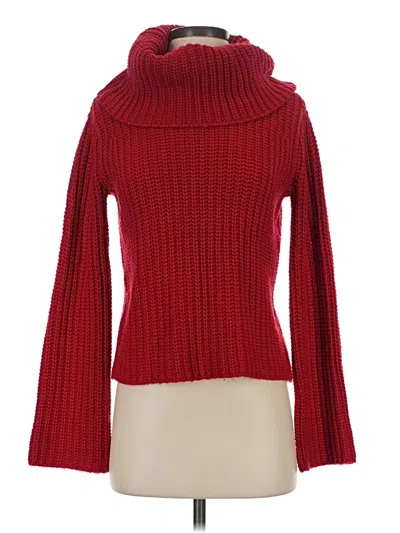 Pre-owned Bb Dakota Turtleneck Sweater In Red