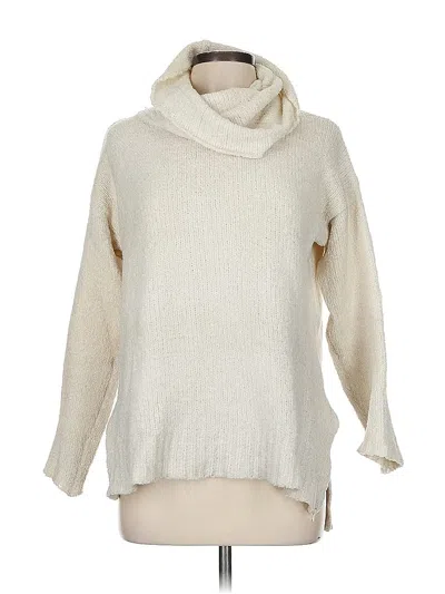 Pre-owned Bb Dakota Turtleneck Sweater In White