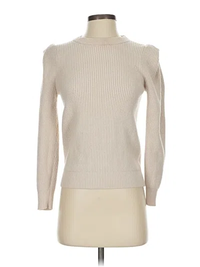 Pre-owned Bb Dakota Turtleneck Sweater In White