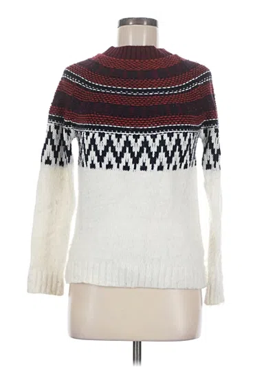 Pre-owned Bb Dakota Turtleneck Sweater In White