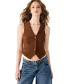 Bb Dakota Women's Sleeveless V-neck Barrett Top In Brown