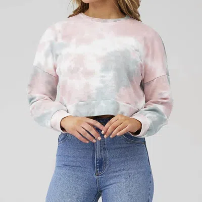 Bb Dakota You're Trippin Sweatshirt In Multi In Pink