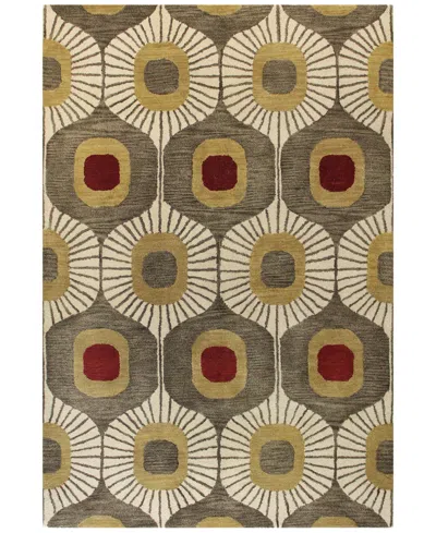 Bb Rugs Alistar Ali-103 7'6" X 9'6" Area Rug In Mocha