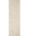 Bb Rugs Alistar Asr283 2'6" X 8' Runner Area Rug In Beige