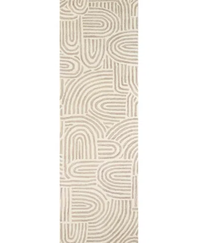Bb Rugs Alistar Asr283 2'6" X 8' Runner Area Rug In Beige
