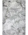 Bb Rugs Charm Cha-01 Gray, Gold 7'9" X 9'9" Area Rug In Gray,gold
