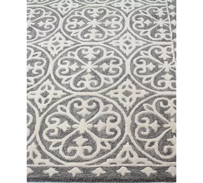 Bb Rugs Adige Adi149 3'6" X 5'6" Area Rug In Grey