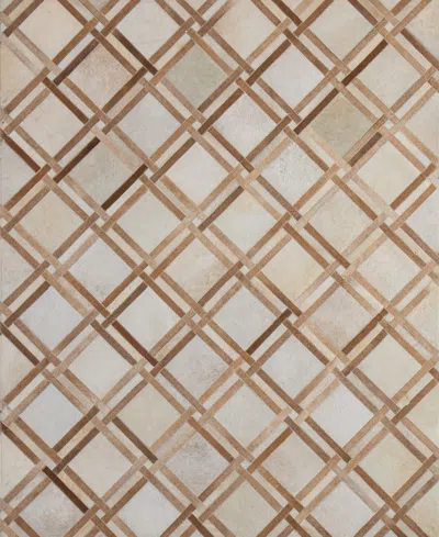 Bb Rugs Cowhide H43 4' X 6' Area Rug In Camel