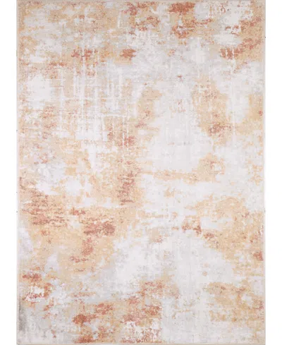 Bb Rugs Medley 5675a 5' X 7'6" Area Rug In Ivory,gold-tone