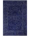 Bb Rugs Veneto Cl130 5' X 7'6" Area Rug In Navy