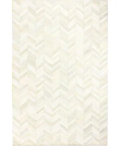 Bb Rugs Cowhide Fie 01 White Rug
