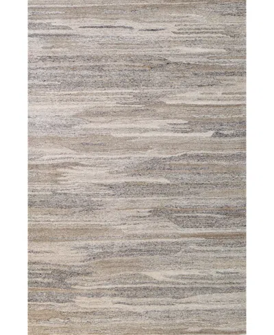 Bb Rugs Larchmont Lr389 5'6"x8'6" Area Rug In Gray