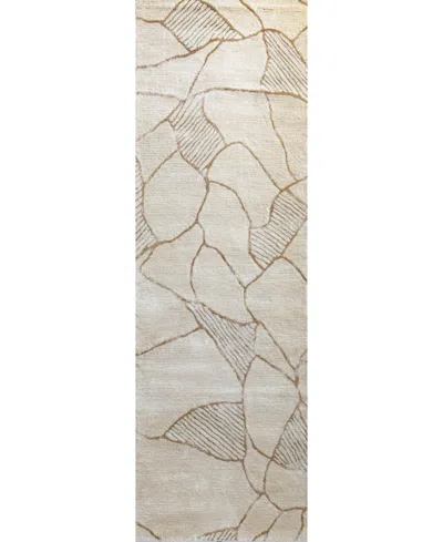 Bb Rugs Larchmont Lr390 2'6"x8' Runner Area Rug In Beige