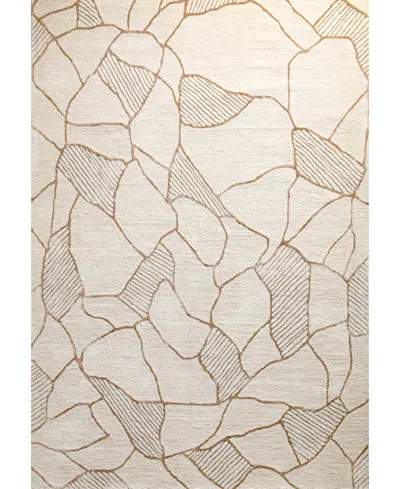 Bb Rugs Larchmont Lr390 3'9"x5'9" Area Rug In Beige