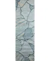 Bb Rugs Larchmont Lr391 2'6"x8' Runner Area Rug In Teal