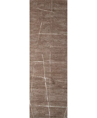 Bb Rugs Larchmont Lr392 2'6"x8' Runner Area Rug In Cinnamon