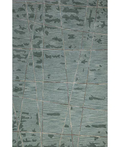 Bb Rugs Larchmont Lr392 5'6"x8'6" Area Rug In Aqua
