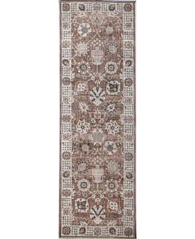 Bb Rugs Legacy Lgc101 2'6"x10' Runner Area Rug In Rose