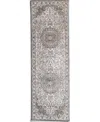 Bb Rugs Legacy Lgc103 2'3"x8' Runner Area Rug In Ivory