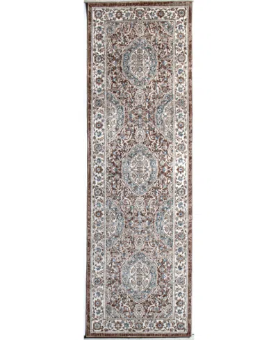 Bb Rugs Legacy Lgc105 2'6"x10' Runner Area Rug In Rose