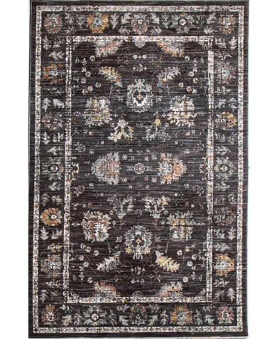 Bb Rugs Legacy Lgc108 5'x7'10" Area Rug In Charcoal