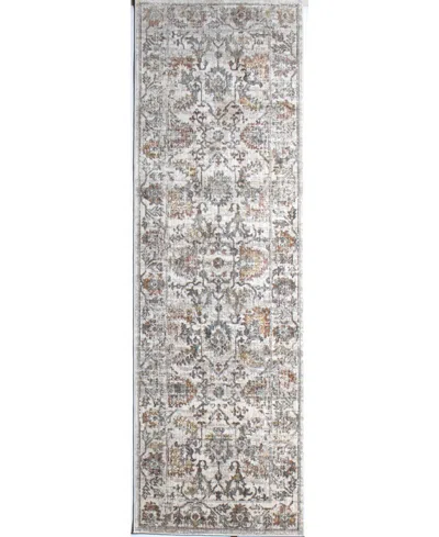 Bb Rugs Legacy Lgc109 2'6"x10' Runner Area Rug In Ivory