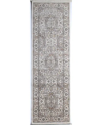 Bb Rugs Legacy Lgc113 2'6"x10' Runner Area Rug In Ivory