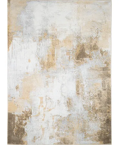 Bb Rugs Medley 5570a 5' X 7'6" Area Rug In Ivory,gold-tone