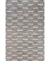 Bb Rugs Natural Wool Nwl25 5' X 7'6" Area Rug In Gray