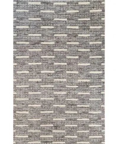 Bb Rugs Natural Wool Nwl25 Area Rug In Gray