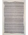Bb Rugs Natural Wool Nwl26 3'6" X 5'6" Area Rug In Gray