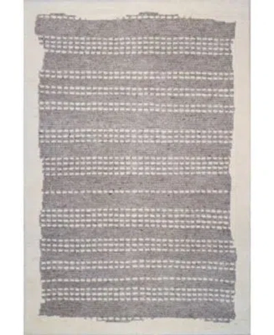 Bb Rugs Natural Wool Nwl26 Area Rug In Gray