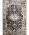 Bb Rugs Novo Nov306 5' X 7'6" Area Rug In Charcoal