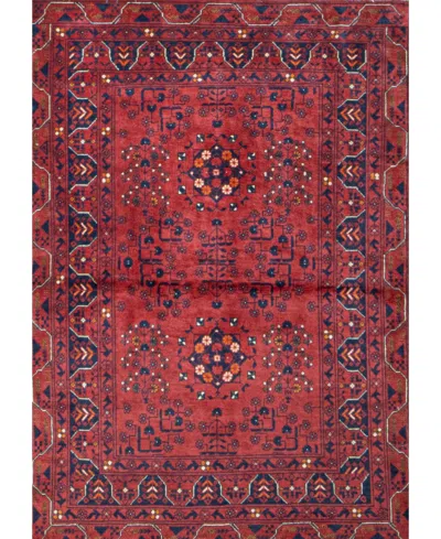 Bb Rugs One Of A Kind Fine Beshir 3'4x4'10 Area Rug In Red
