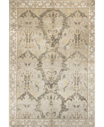 Bb Rugs One Of A Kind Indo Oushak 5'9x8'9 Area Rug In Gray