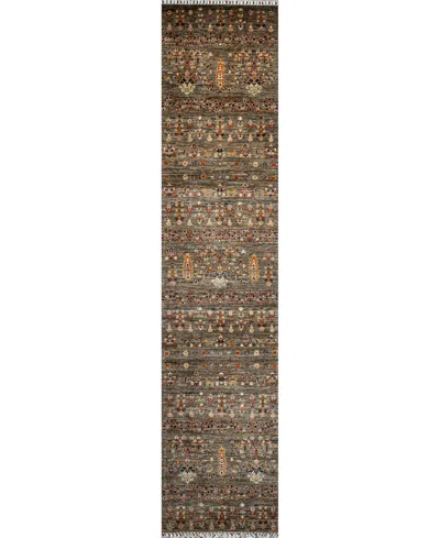 Bb Rugs One Of A Kind Khorjeen 2'9x12' Runner Area Rug In Brown