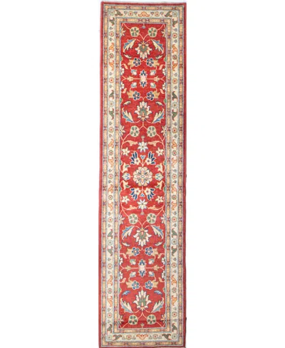 Bb Rugs One Of A Kind Mehran 2'5x9'9 Runner Area Rug In Red