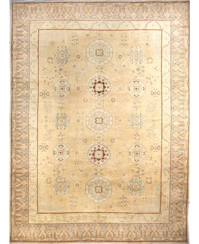 Bb Rugs One Of A Kind Pak Oushak 9'x12' Area Rug In Gold