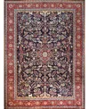 Bb Rugs One Of A Kind Sarouk 9'5" X 13' Area Rug In Navy