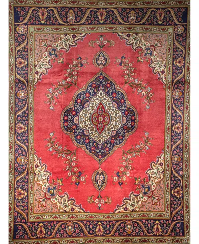Bb Rugs One Of A Kind Tabriz 9'9x13' Area Rug In Red